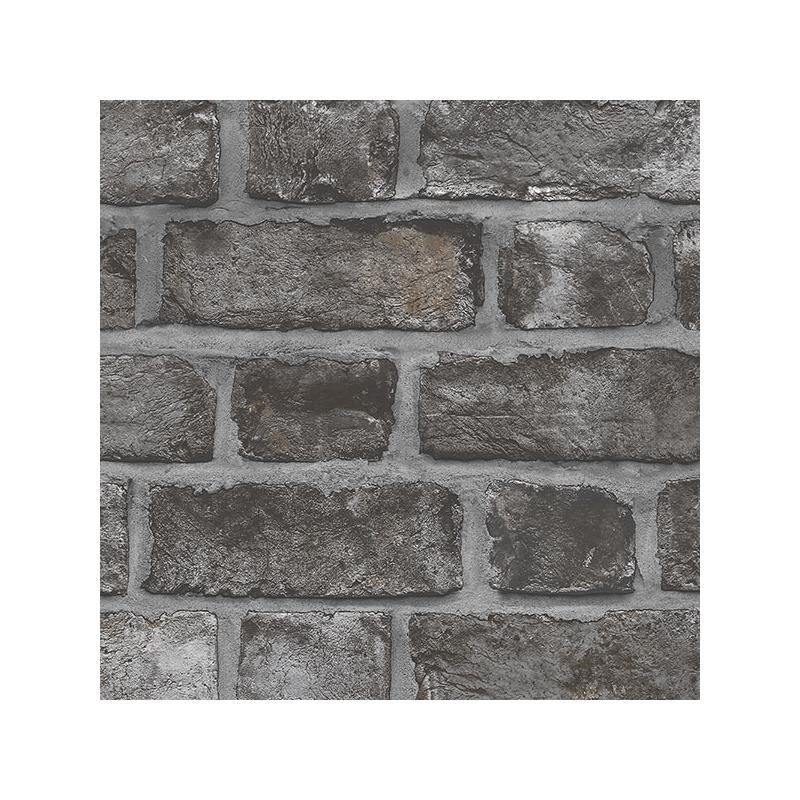 Sample FH37519 Farmhouse Living Farmhouse Brick  Norwall Wallpaper