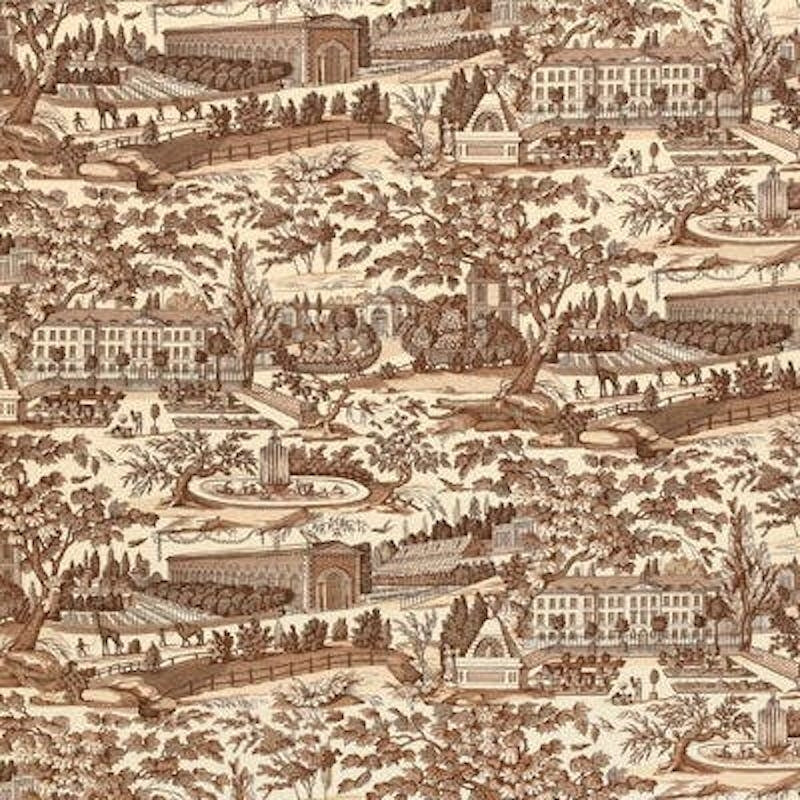 Looking BR-69504.845 Zarafa Sepia by Brunschwig Fils