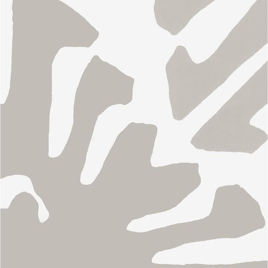 Shop 2470-13WP Sigourney Gray on White by Quadrille Wallpaper