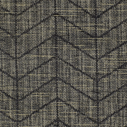 Save F2228 Smoke Neutral Chevron Greenhouse Fabric