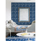 Find 4081-26320 Happy Grady Blue Dotted Geometric Blue A-Street Prints Wallpaper