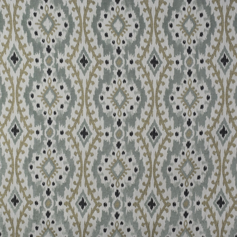 Search F1962 Celadon Blue Medallion Greenhouse Fabric