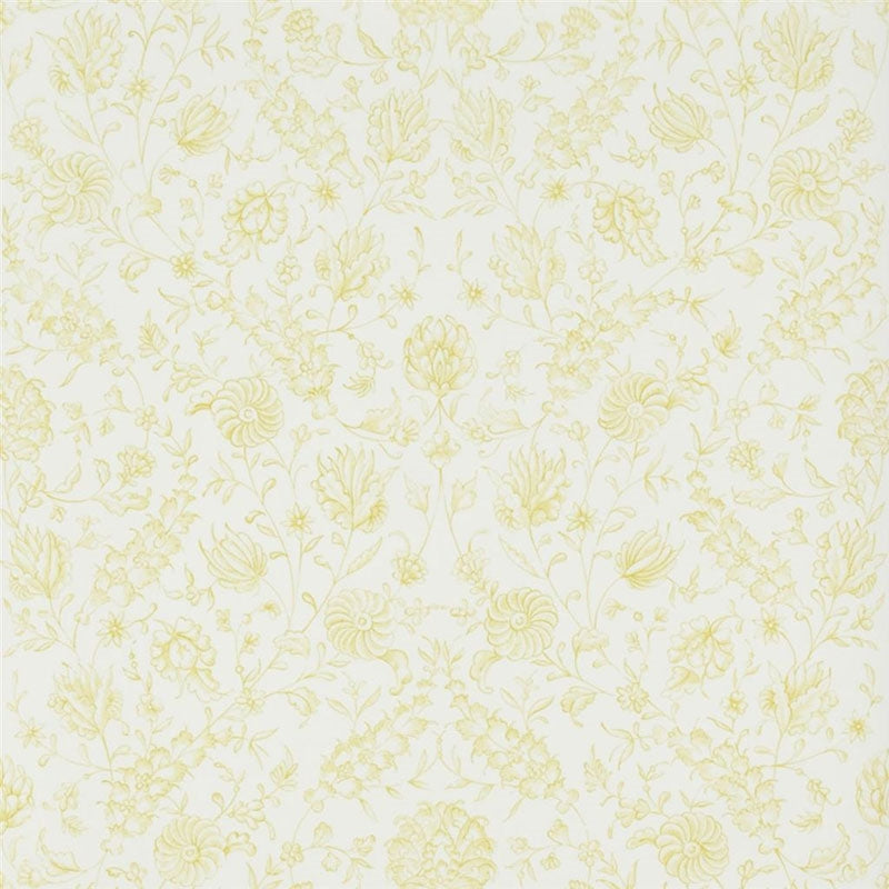 Select PQ009/14 Flora Chartreuse by Designer Guild Wallpaper