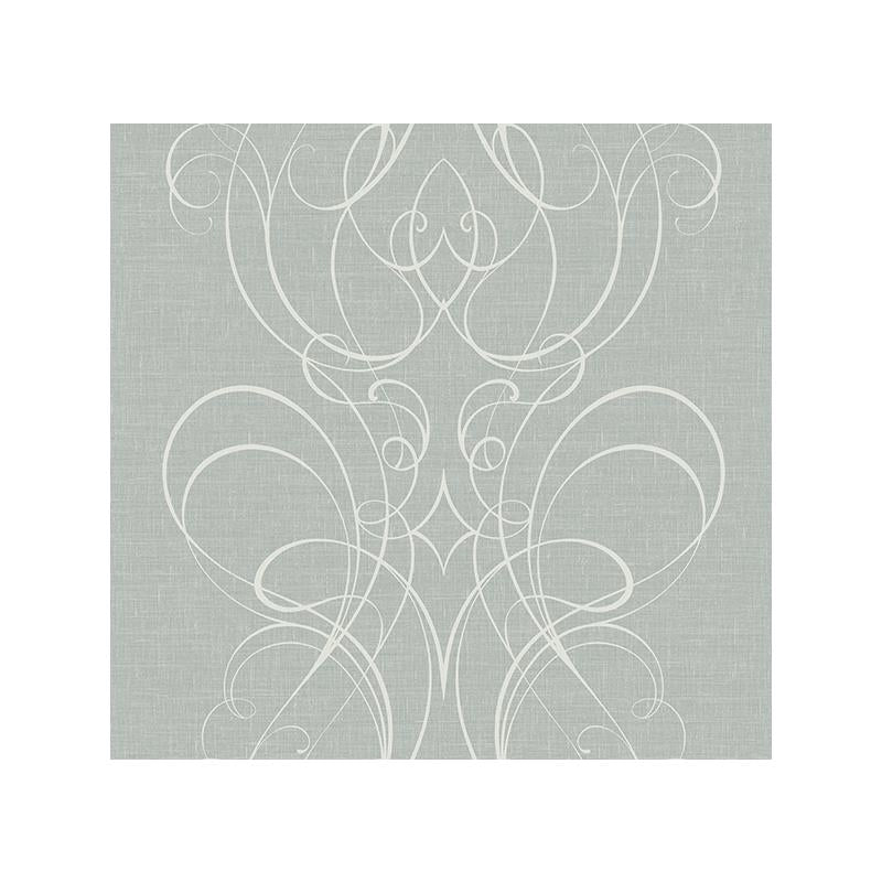 Sample Carl Robinson  CB75102, Gloucester color Gray  Scrolls-Leaf / Ironwork Wallpaper