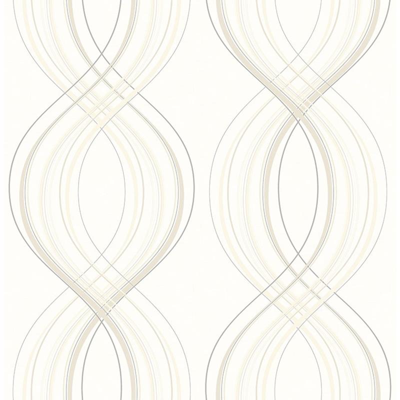 Purchase RL60208 Retro Living White Oval by Seabrook Wallpaper