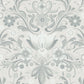 Acquire 2999-24109 Annelie Ostanskar Light Grey Retro Floral Lt Grey A-Street Prints Wallpaper