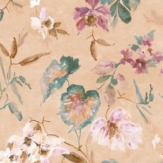 Looking IM40603 Impressionist Blues Floral by Seabrook Wallpaper