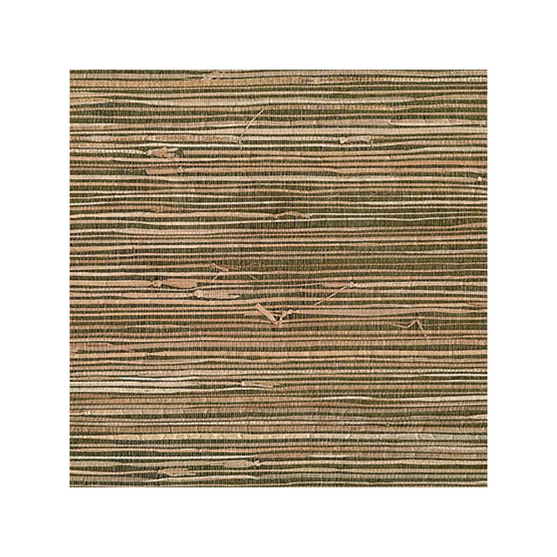 Sample 53-65616 Jiangsu Grasscloth, Mai Khaki Grasscloth by Kenneth James Wallpaper