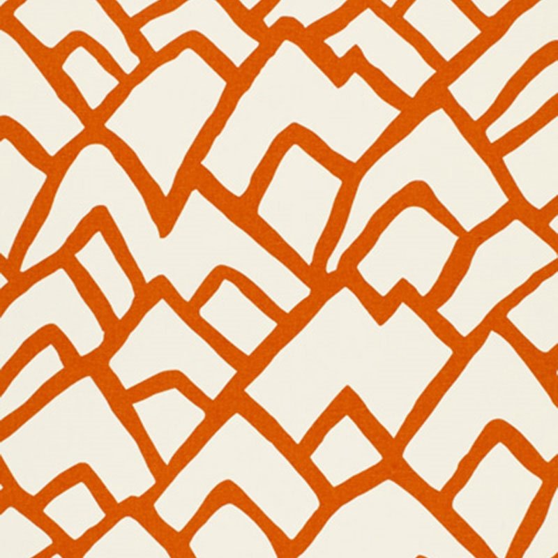 Purchase sample of 2644331 Zimba, Orange by Schumacher Fabric