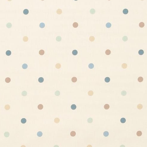 Save F0370-01 Dotty Duckegg Dots by Clarke And Clarke Fabric