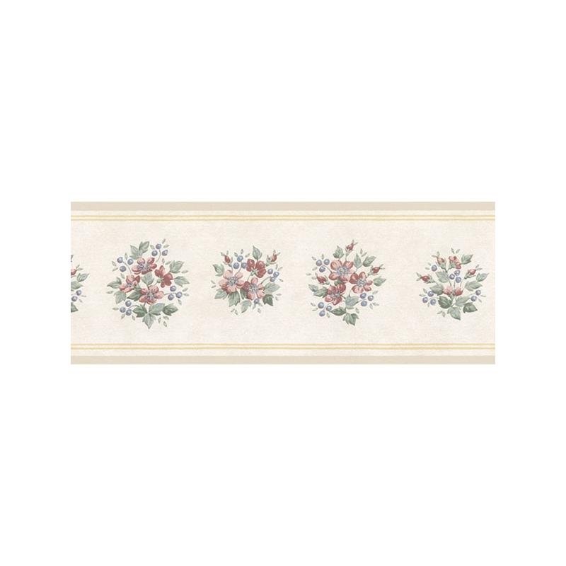 Sample PR79661 Green Small Floral wallpaper Norwall Wallpaper