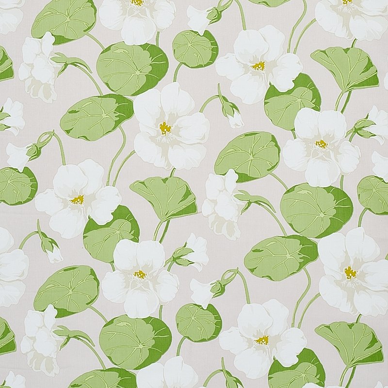 Purchase sample of 179492 Nasturtium, Stone by Schumacher Fabric