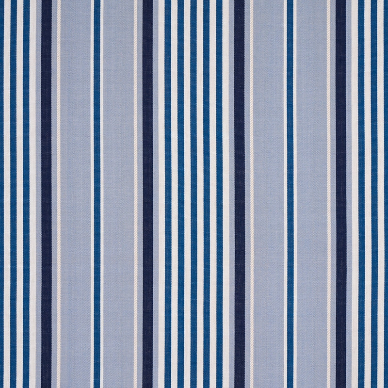 Save 66014 Minzer Cotton Stripe Blue by Schumacher Fabric