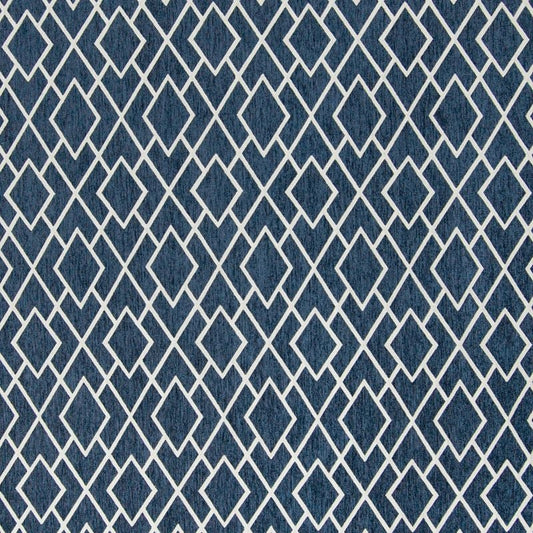 B7628 Pacific | Diamond, Chenille Jacquard Woven - Greenhouse Fabric