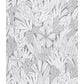 Sample 4081-26344 Happy, Bannon Grey Leaves by A-Street Prints Wallpaper