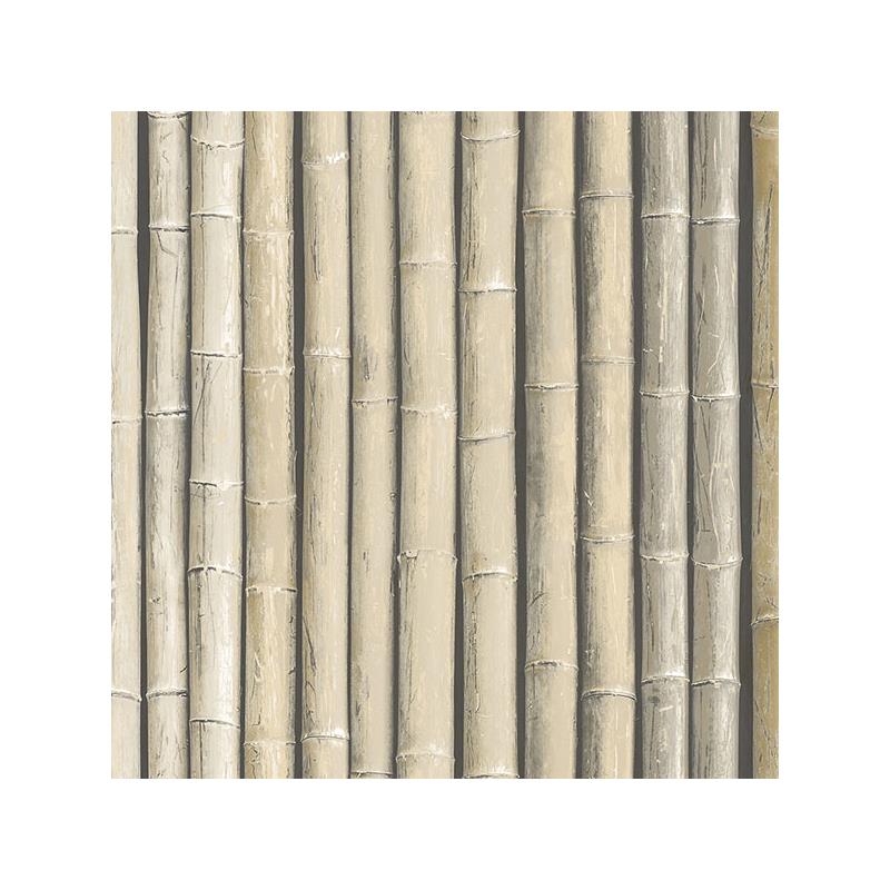 Sample G67940 Organic Textures, Brown Bamboo Wallpaper by Norwall