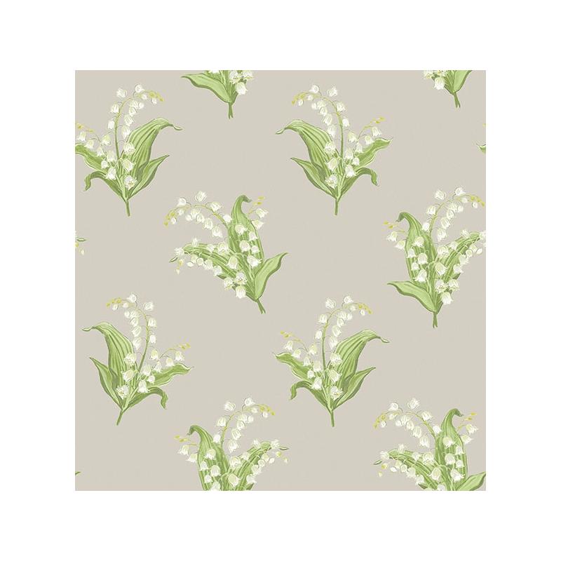 Sample AST4341 Erin Gates, Farmington Stone Lily of the Valley Wallpaper by A-Street Prints Wallpaper