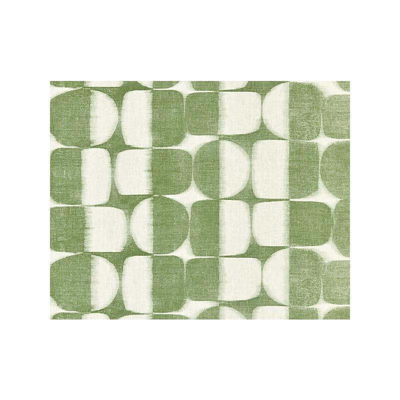 Sample SC 000416636 Rift Linen Print, Basil by Scalamandre   Fabric