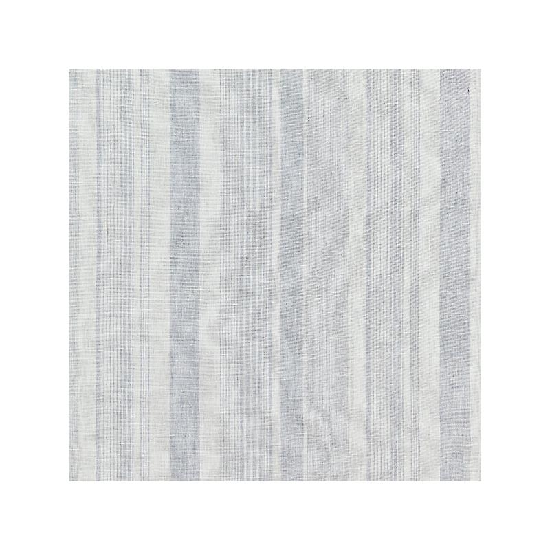 Sample 27046-003 Montauk Stripe Sheer, Chambray - Scalamandre Fabric (SC 000327046)