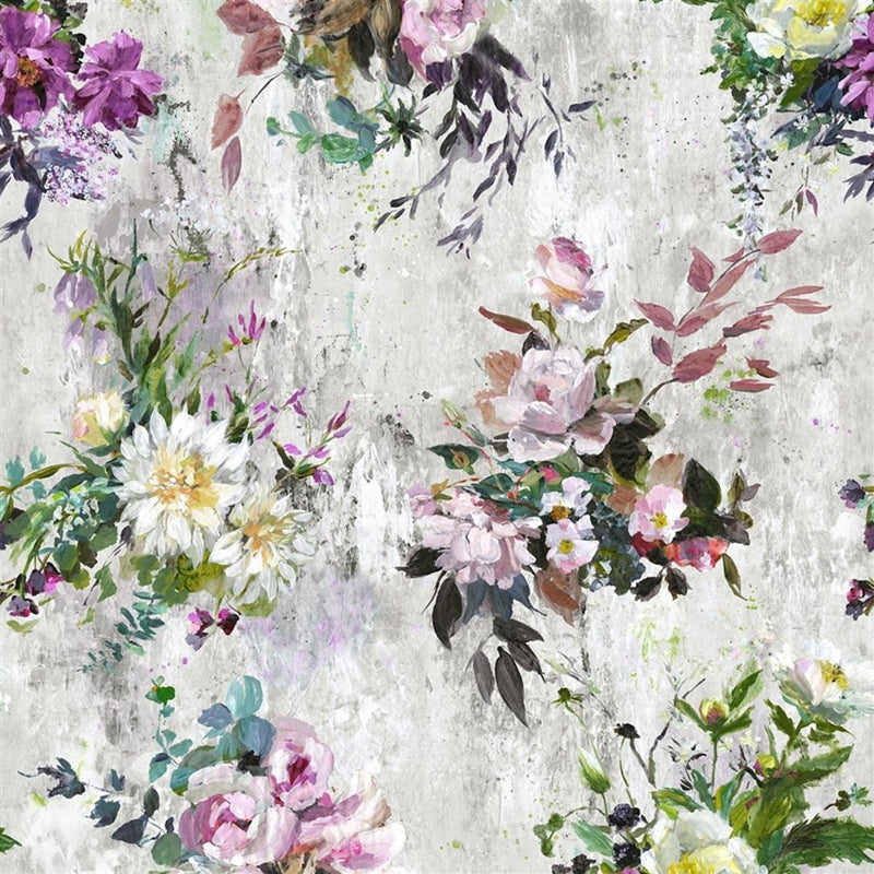 View PDG717/02 Aubriet Amethyst by Designer Guild Wallpaper