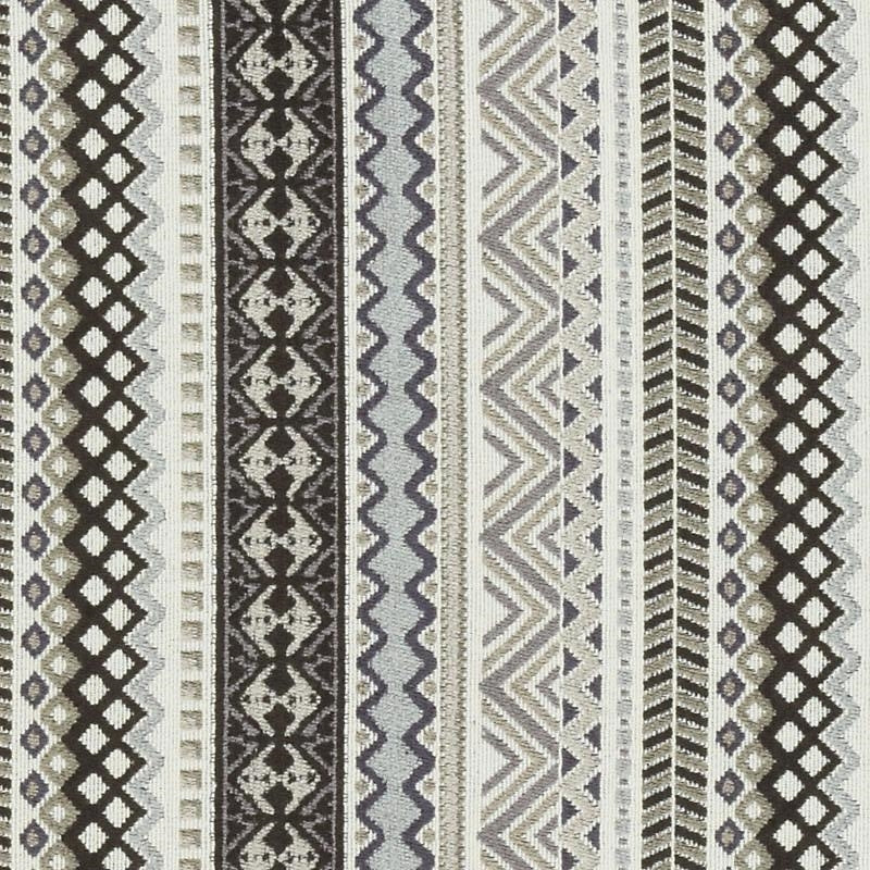 Du16063-698 | Black/Linen - Duralee Fabric