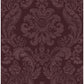 Sample 2763-87315 Moonlight, Merlot Damasks by A-Street Prints Wallpaper