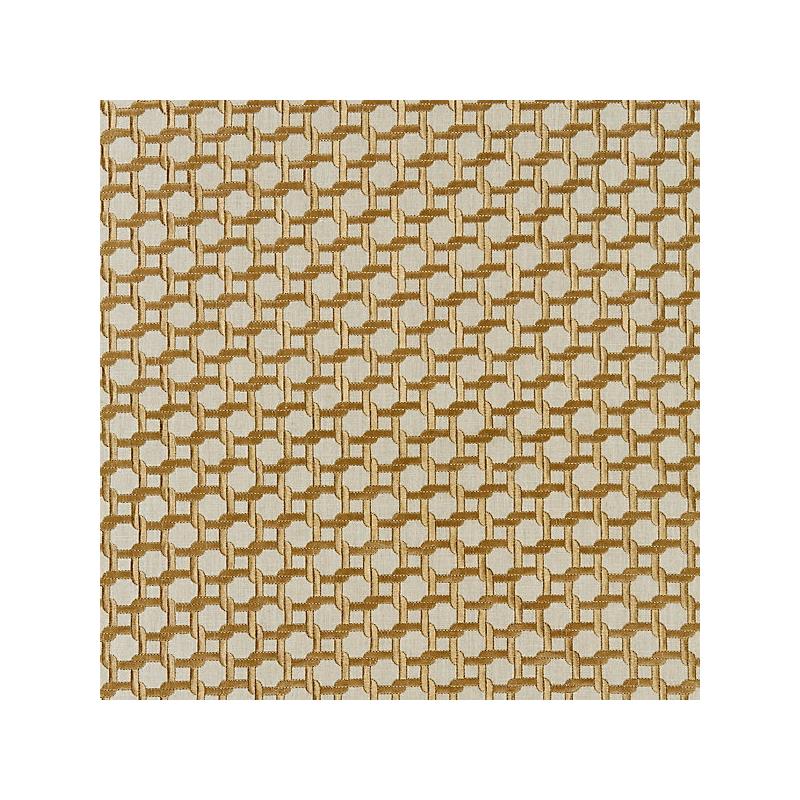 View 27140-005 Link Embroidery Bronze by Scalamandre Fabric