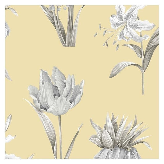 Shop PA34235 Paradise Yellow Floral Wallpaper by Norwall Wallpaper