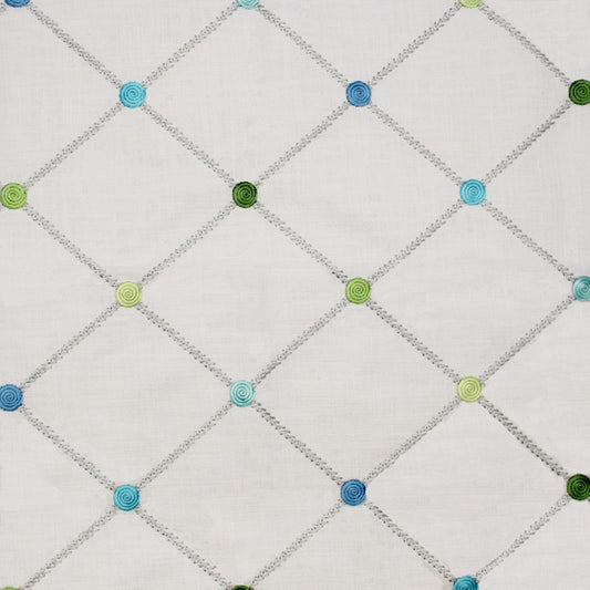Purchase S5104 Isle Waters Diamond Blue Greenhouse Fabric