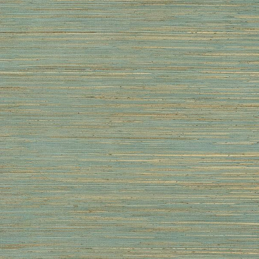 View 2972-86125 Loom Kira Turquoise Hemp Grasscloth Wallpaper Turquoise A-Street Prints Wallpaper