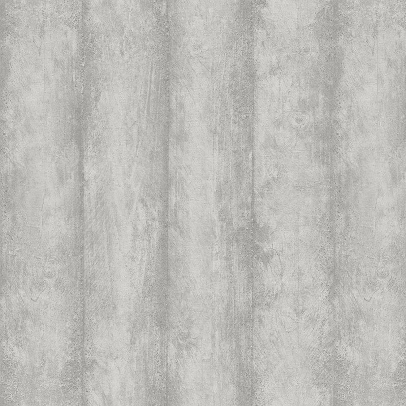 Buy 4041-429428 Passport Flint Light Grey Wood Wallpaper Light Grey by Advantage