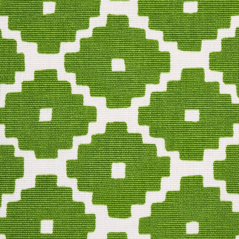 Purchase 174488 Ziggurat Green By Schumacher Fabric