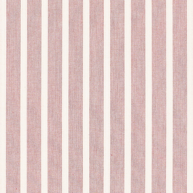 Purchase sample of 71382 Jean Stripe, Red by Schumacher Fabric