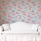Purchase 5013520 Valletta Sky And Pink Schumacher Wallcovering Wallpaper