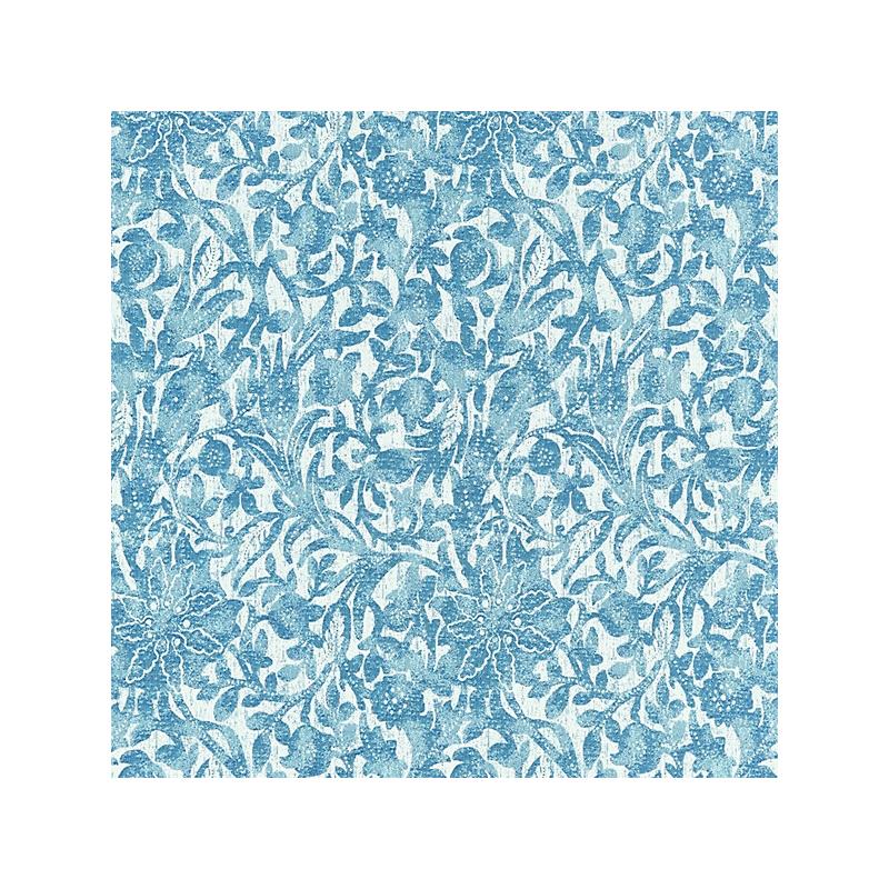 Sample 27195-003 Bali Floral, Caribe - Scalamandre Fabric (SC 000327195)