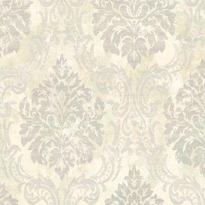 Save LW41200 Living With Art Damask by Seabrook Wallpaper
