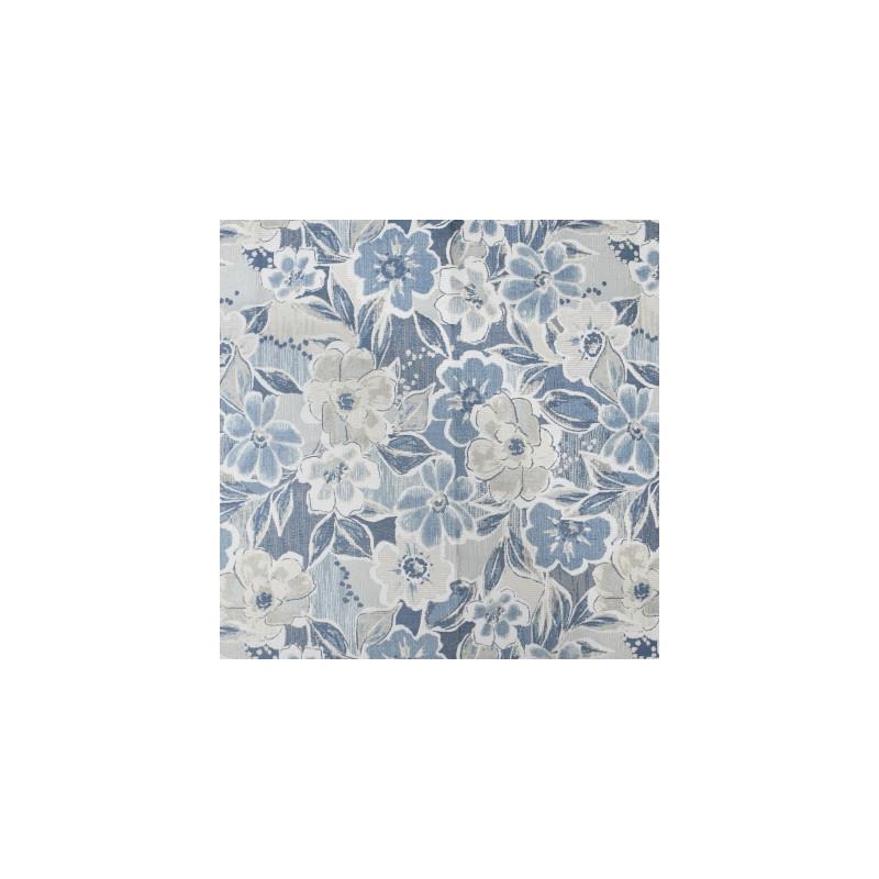 Acquire F3780 Bluestar Blue Floral Greenhouse Fabric