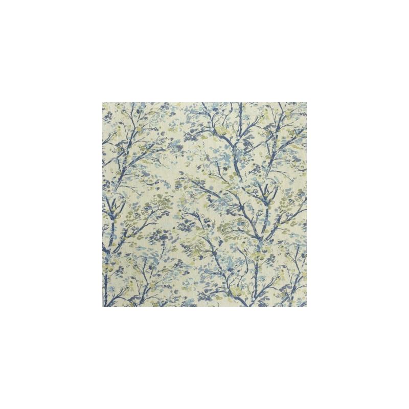 Looking F3772 Capri Blue Botanical Greenhouse Fabric