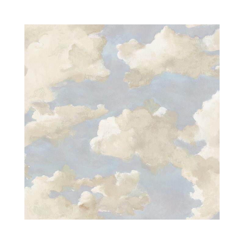 Sample PSW1079RL Watercolors, Novelty Blue Peel and Stick Wallpaper