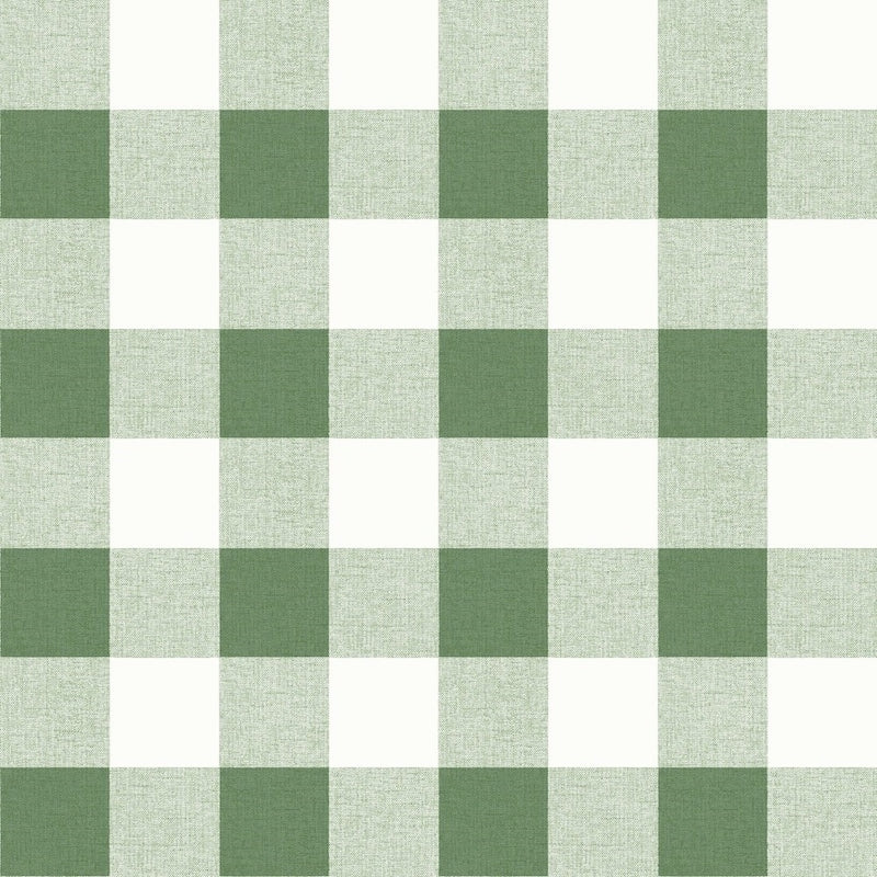 Sample MB31904 Beach House Picnic Plaid, Greenery Plaid by Seabrook Wallpaper