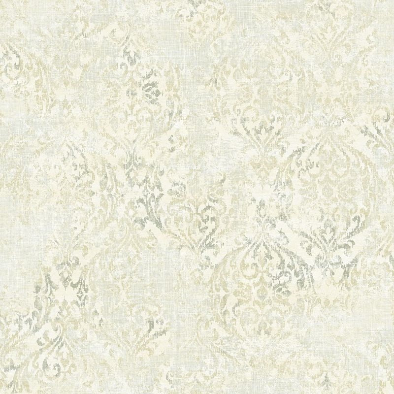 Select AR32005 Nouveau All-Over Damask by Wallquest Wallpaper