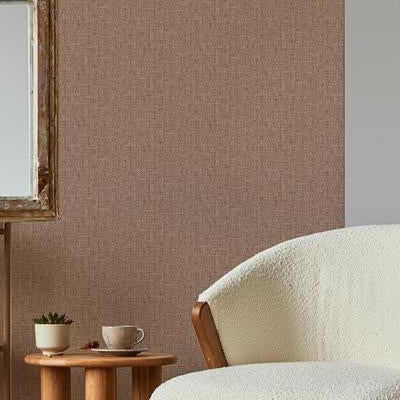 View 2988-70901 Inlay Snuggle Coral Woven Texture Coral A-Street Prints Wallpaper