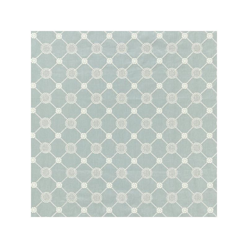 Sample 27161-002 Gustavian Diamond, Skylight - Scalamandre Fabric (SC 000227161)