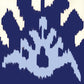 Sample 302830W-05WP Kazak, New Navy Denim Blue by Quadrille Wallpaper