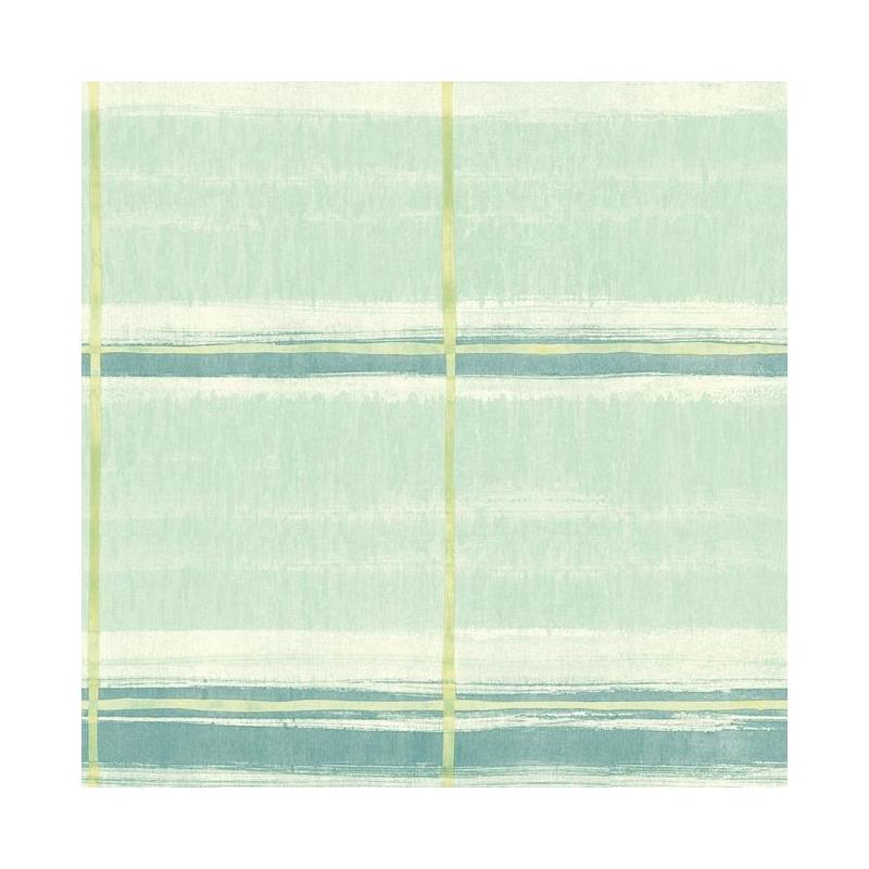 Sample NN7312 Cloud Nine, Window Shopping color Green Plaids by Carey Lind Wallpaper