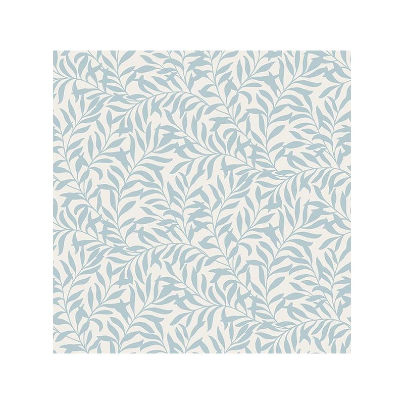 Sample M1669 Archive Collection, Salix Light Blue Leaf Wallpaper by Brewster