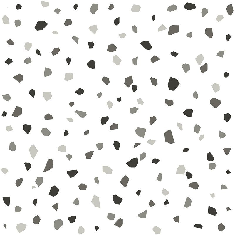 Buy 4060-139034 Fable Ona Charcoal Terrazzo Wallpaper Charcoal by Chesapeake Wallpaper