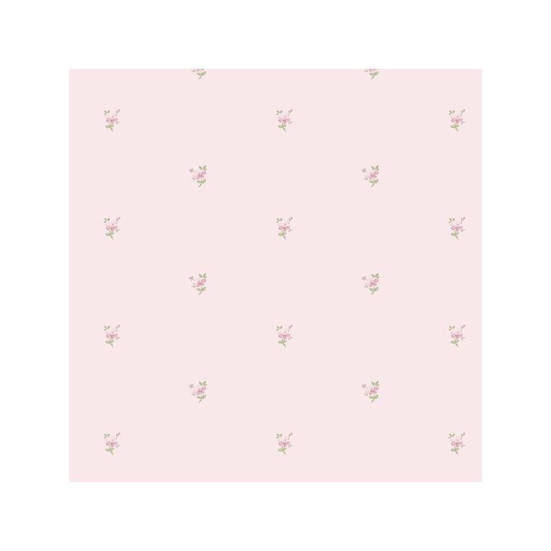 Sample PR33848 Pink Small Floral wallpaper Norwall Wallpaper