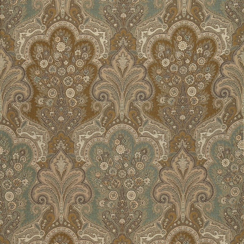 Purchase sample of 64592 New Castle Paisley, Venetian by Schumacher Fabric