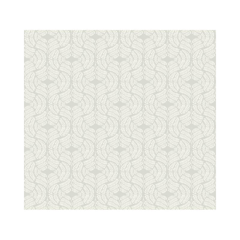 Sample TL1945 Handpainted Traditionals, Fern Tile Gray York Wallpaper